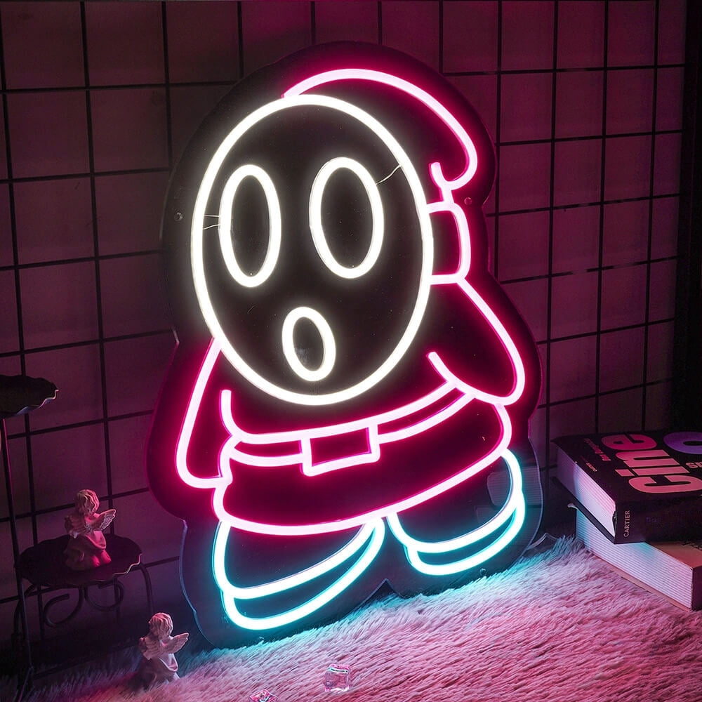 HDJSign - Shy Guy Game Neon Sign HDJ Sign