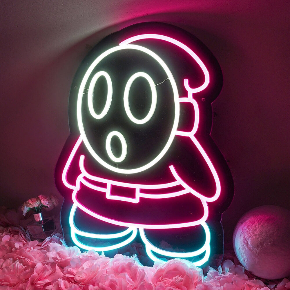 HDJSign - Shy Guy Game Neon Sign HDJ Sign