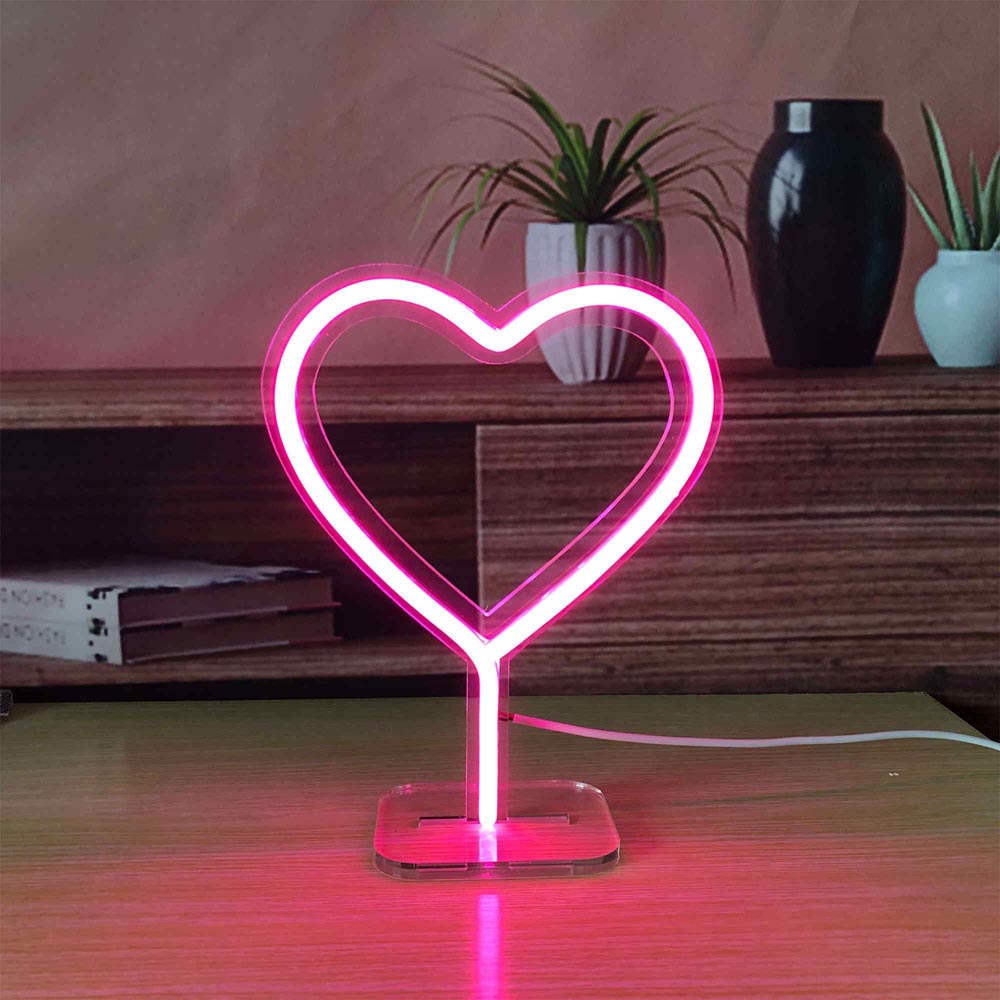 Heart Led Usb HDJSign - Small Heart USB Neon Sign