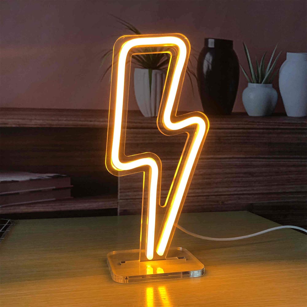 HDJSign - Small Lightning USB Neon Sign HDJ Sign