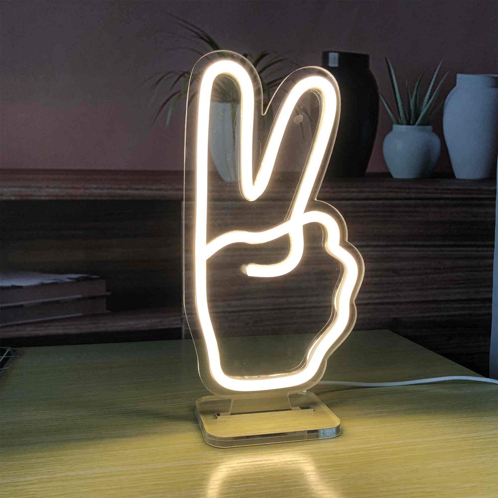 HDJSign - Small Victory USB Neon Sign HDJ Sign