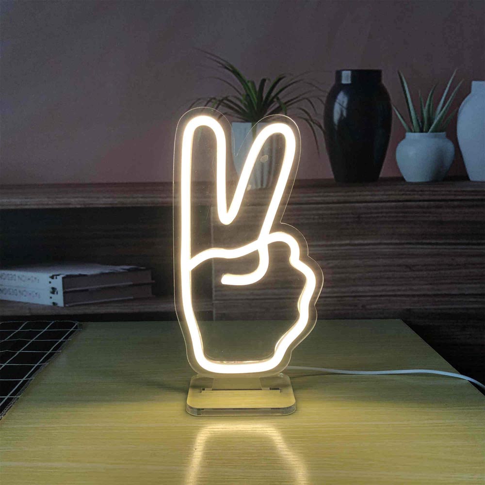 HDJSign - Small Victory USB Neon Sign HDJ Sign