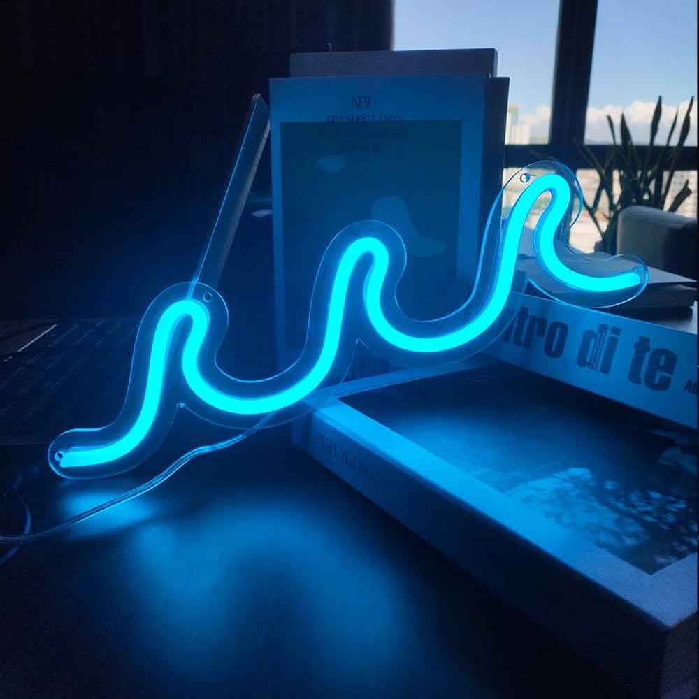 HDJSign - Waves Home Neon light HDJ Sign