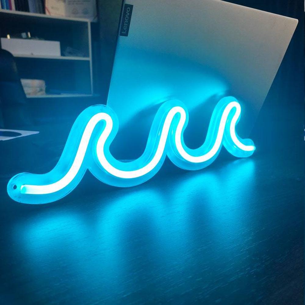 HDJSign - Waves Home Neon light HDJ Sign