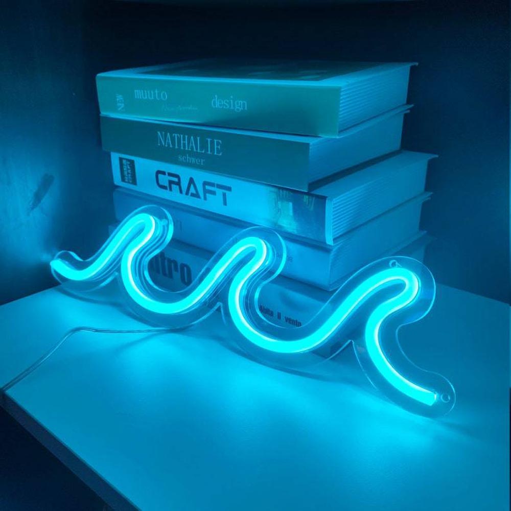 HDJSign - Waves Home Neon light HDJ Sign