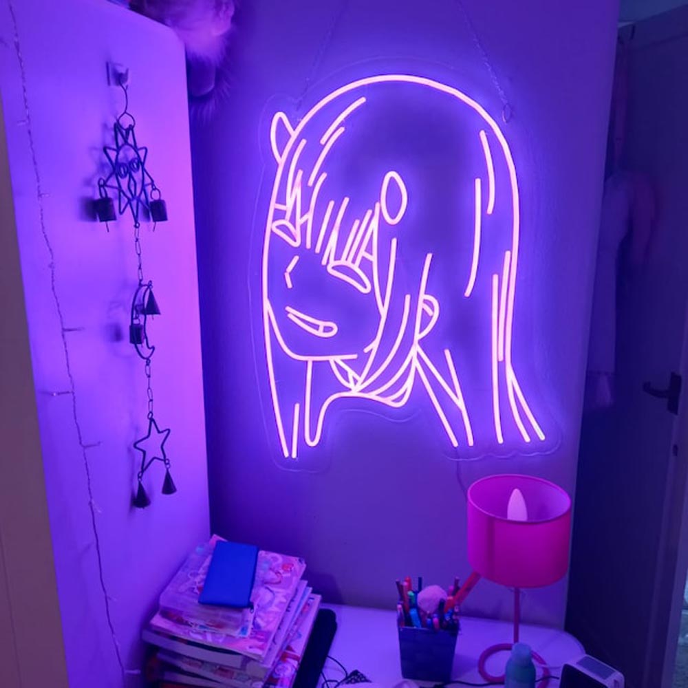 HDJSign - Zero Two Anime Neon Sign HDJ Sign