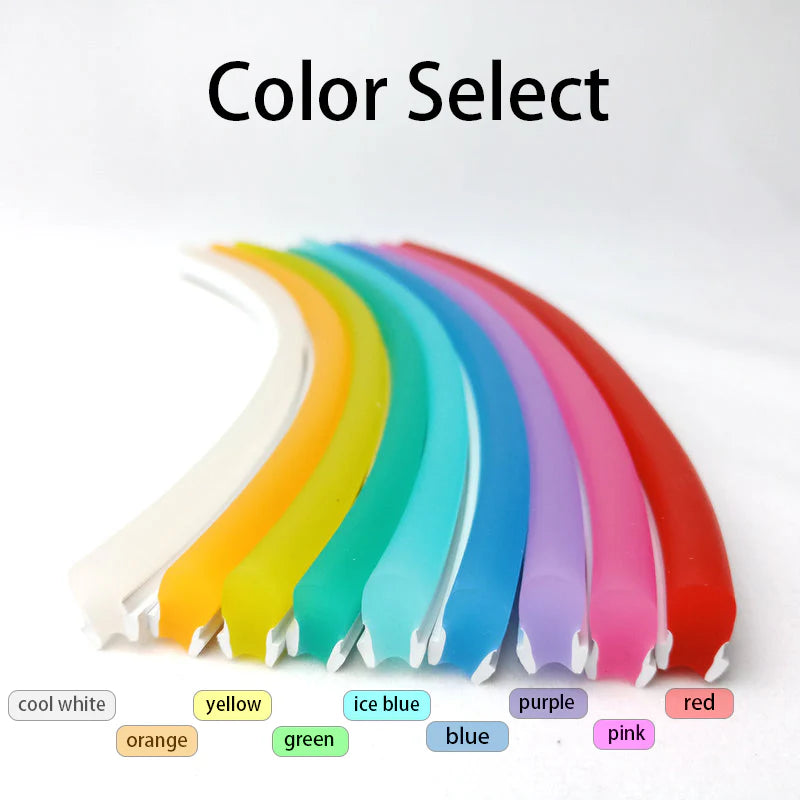 LED STRIP FOR NEON LIGHT AND SEPARATE SILICONE NEON FLEX RUBBER COVER HDJ Sign