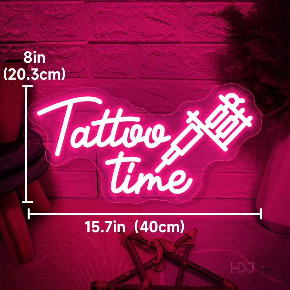 TATTO LED Neon Light | Tattoo Studio Salon Shop Neon HDJ Sign