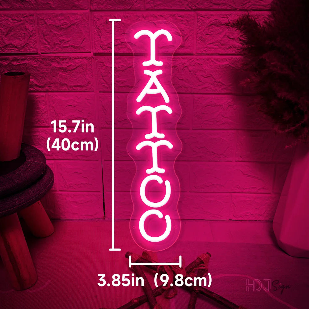 TATTO LED Neon Light | Tattoo Studio Salon Shop Neon HDJ Sign