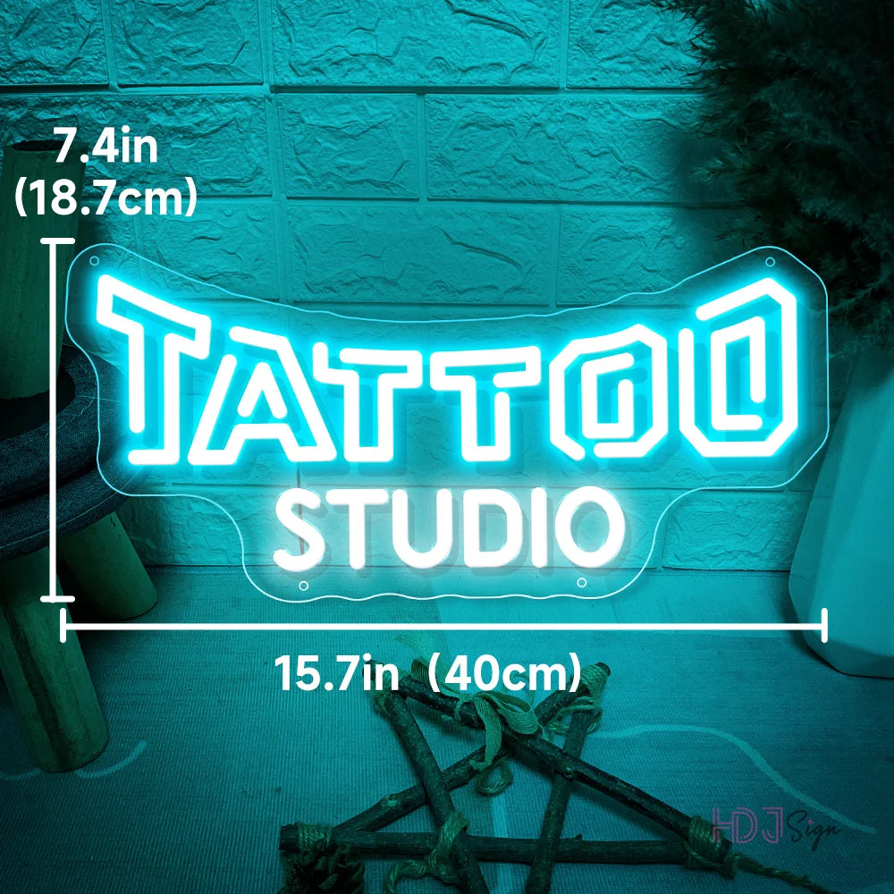 TATTO LED Neon Light | Tattoo Studio Salon Shop Neon HDJ Sign