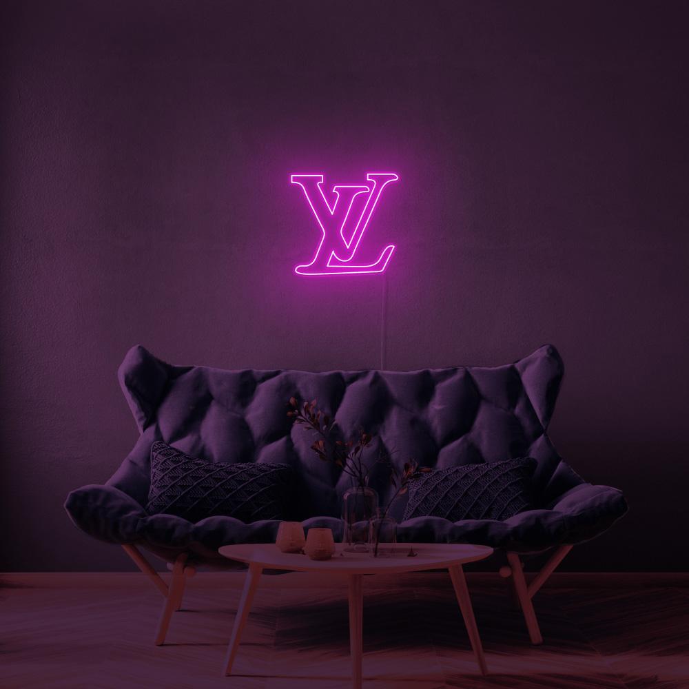 Dripping LV Neon Sign