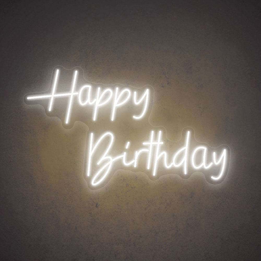 HDJSign - Happy Birthday Neon Sign