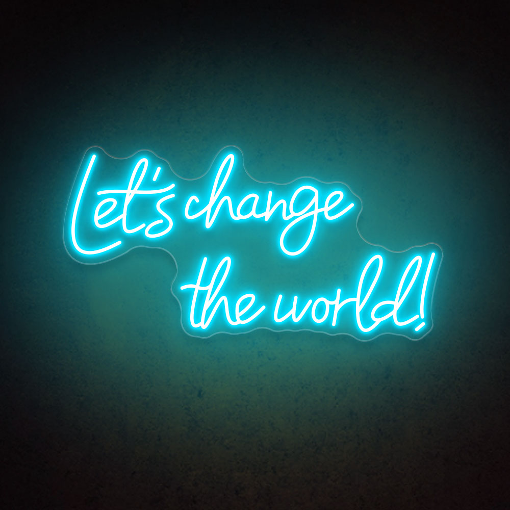 HDJSign - The World Is Yours Quote Neon Sign – HDJ Sign