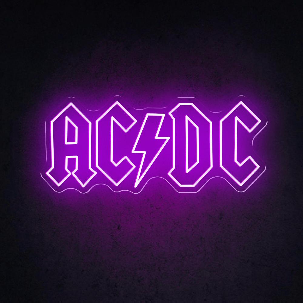 HDJSign - AC/DC Rock Band Music Neon Sign HDJ Sign