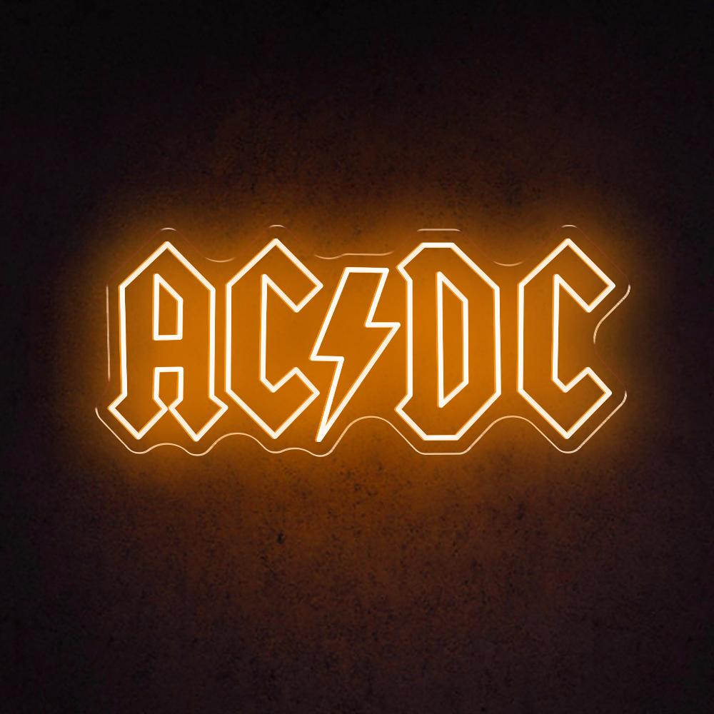 HDJSign - AC/DC Rock Band Music Neon Sign HDJ Sign