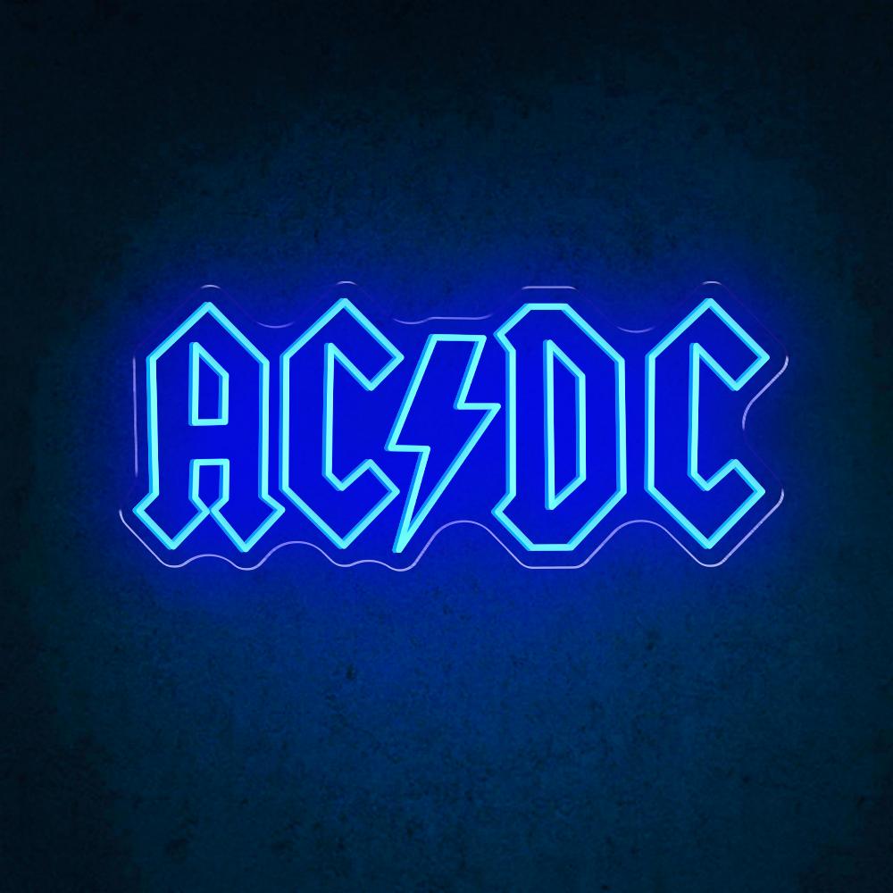 HDJSign - AC/DC Rock Band Music Neon Sign HDJ Sign