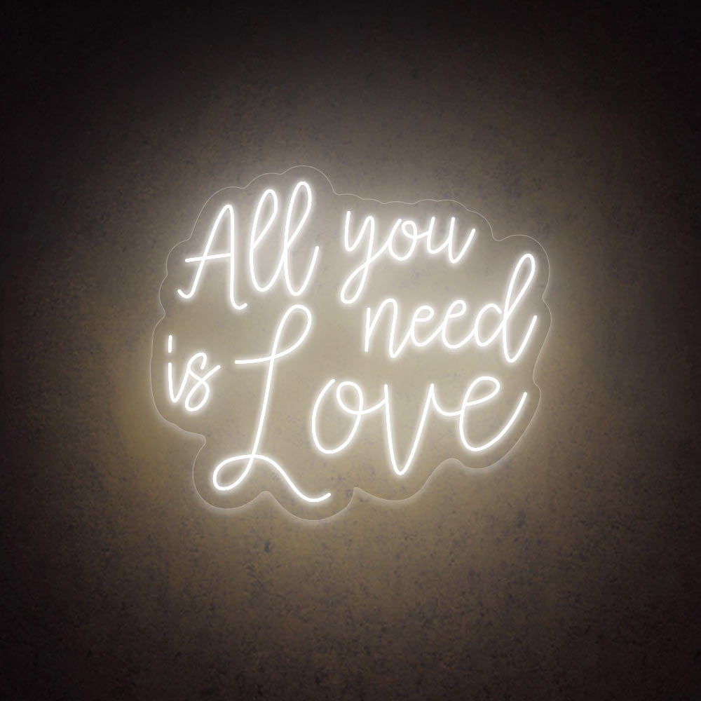 HDJSign - All You Need Is Love Wedding Neon Sign HDJ Sign