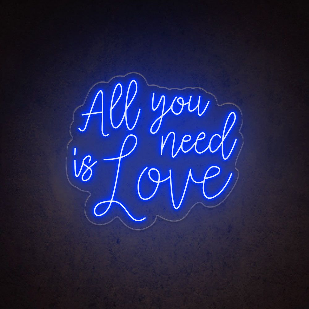 HDJSign - All You Need Is Love Wedding Neon Sign HDJ Sign