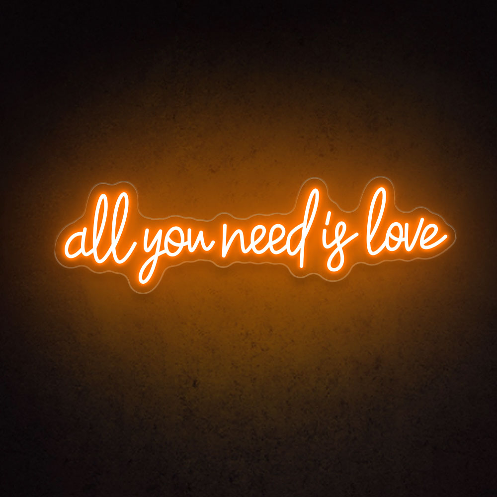 HDJSign - All You Need Is Love Wedding Neon Sign HDJ Sign