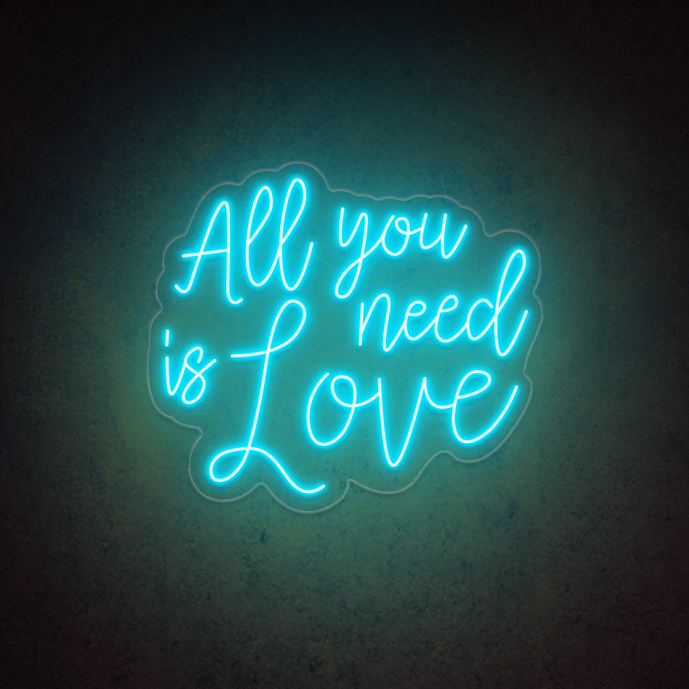 HDJSign - All You Need Is Love Wedding Neon Sign HDJ Sign