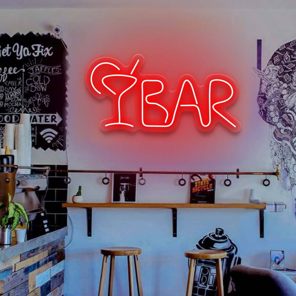 Left Right Neon Sign HDJSign - Bar Neon Sign HDJ Sign