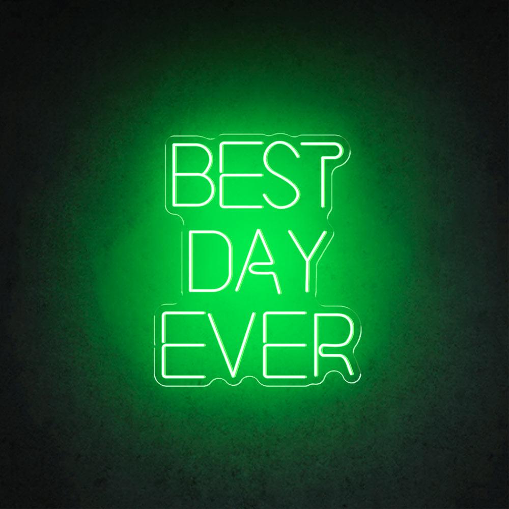 HDJSign - Best Day Ever Wedding Neon Sign HDJ Sign