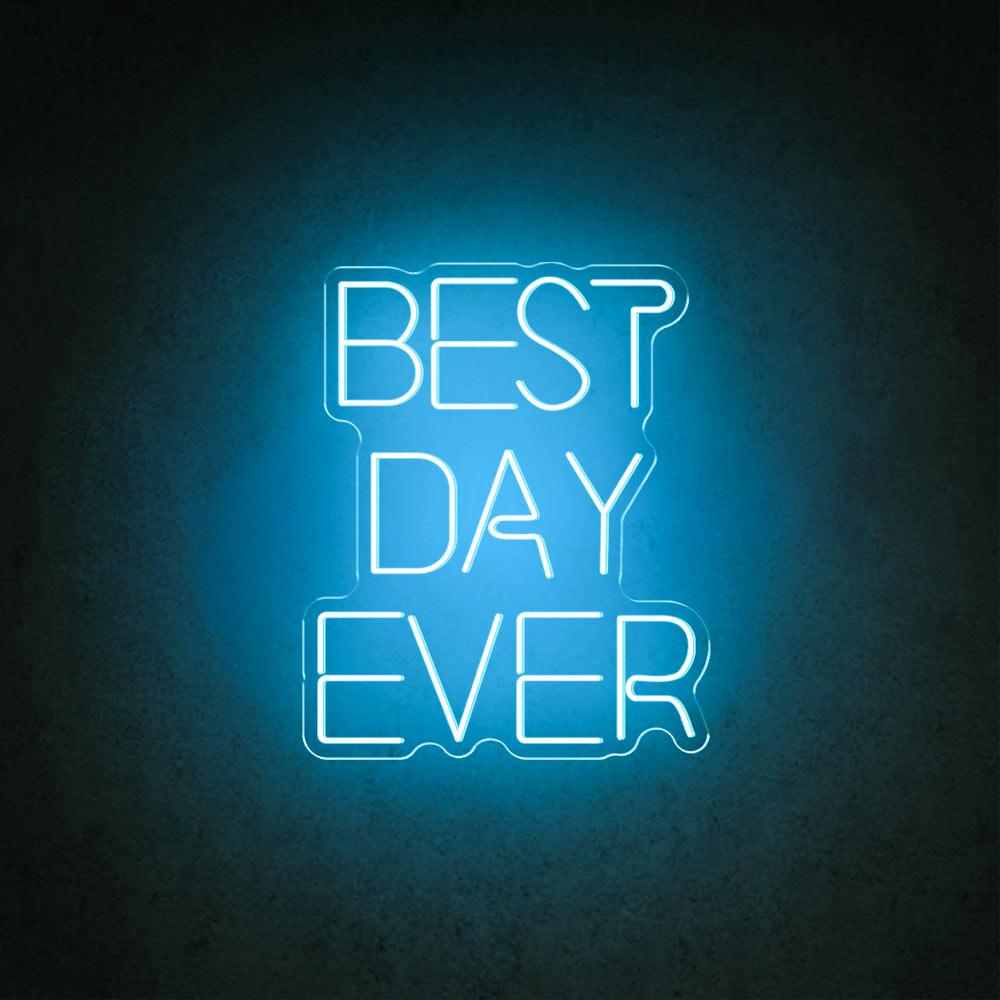 HDJSign - Best Day Ever Wedding Neon Sign HDJ Sign