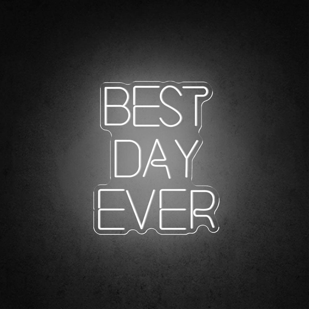 HDJSign - Best Day Ever Wedding Neon Sign HDJ Sign