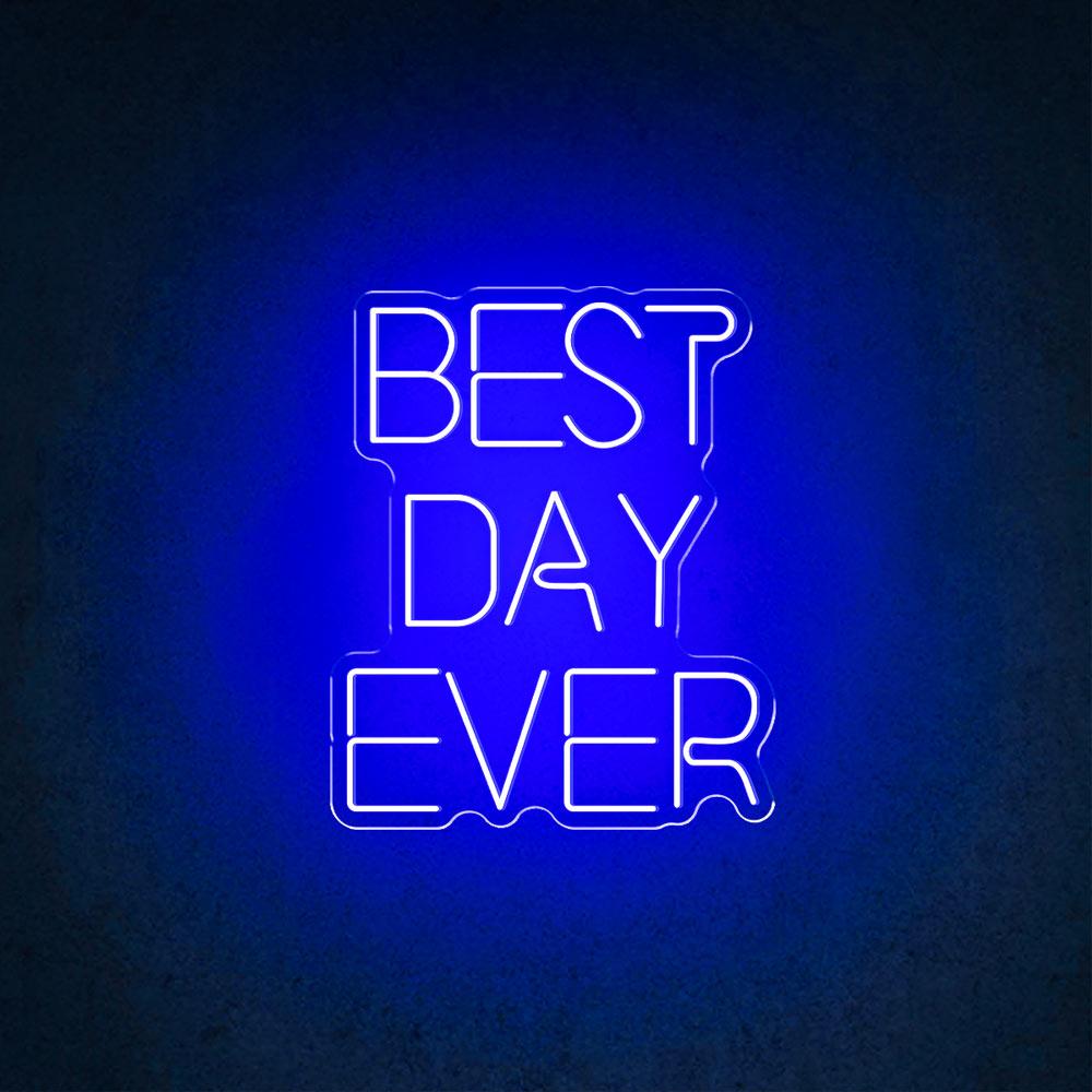 HDJSign - Best Day Ever Wedding Neon Sign HDJ Sign