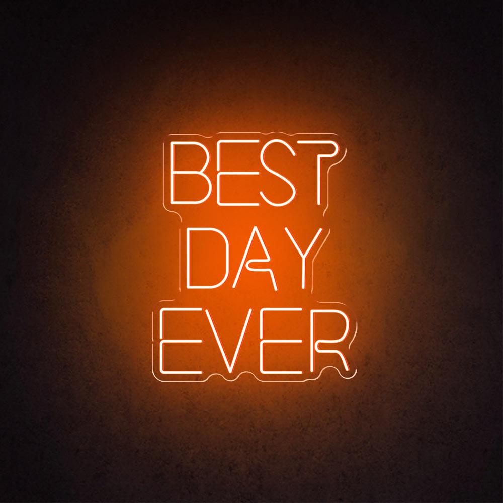 HDJSign - Best Day Ever Wedding Neon Sign HDJ Sign