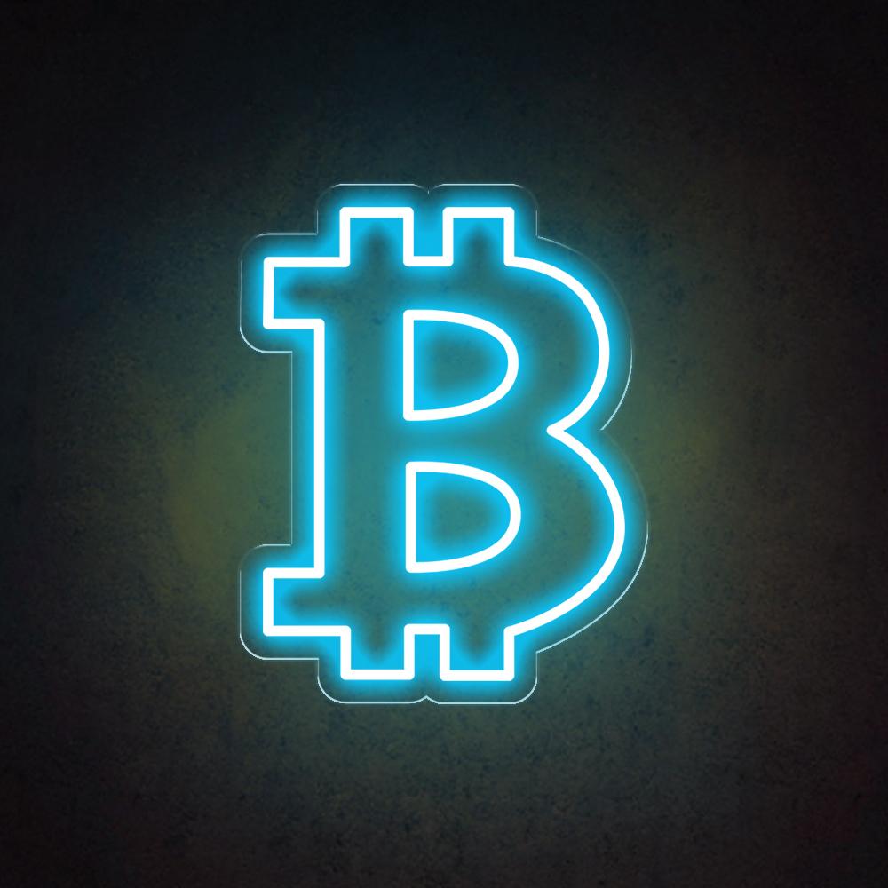 HDJSign - Bitcoin Home Neon light HDJ Sign