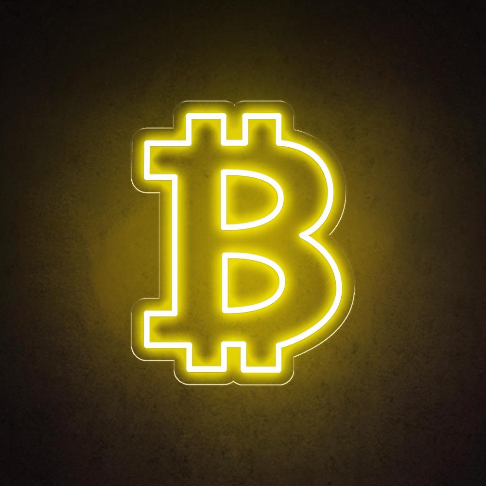 HDJSign - Bitcoin Home Neon light HDJ Sign