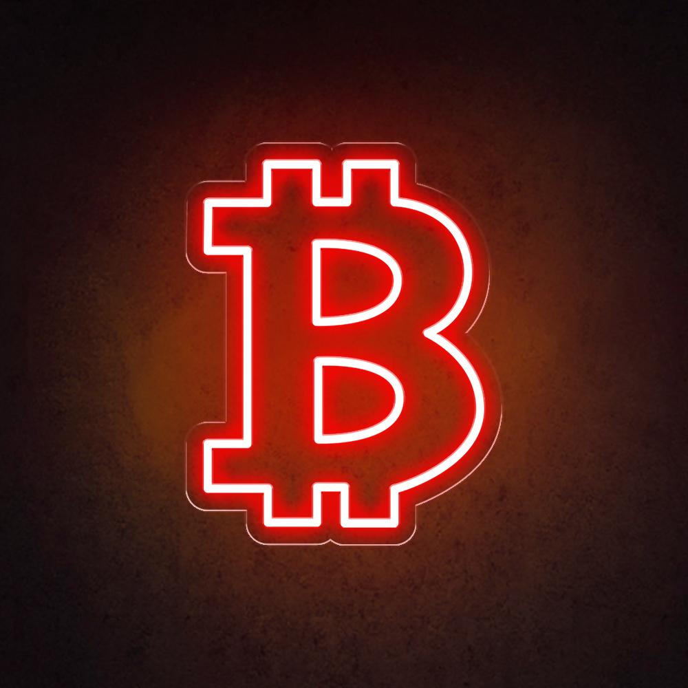 HDJSign - Bitcoin Home Neon light HDJ Sign