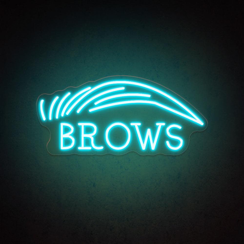 HDJSign - Brows Salon Neon Sign HDJ Sign