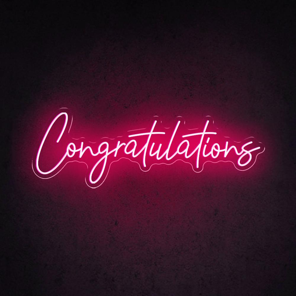 HDJSign - Congratulations University Neon Sign HDJ Sign