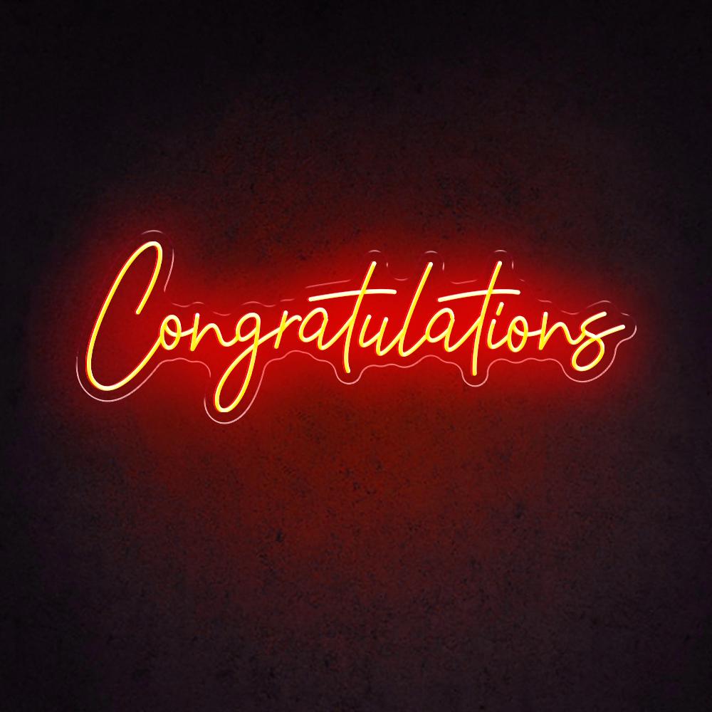 HDJSign - Congratulations University Neon Sign HDJ Sign