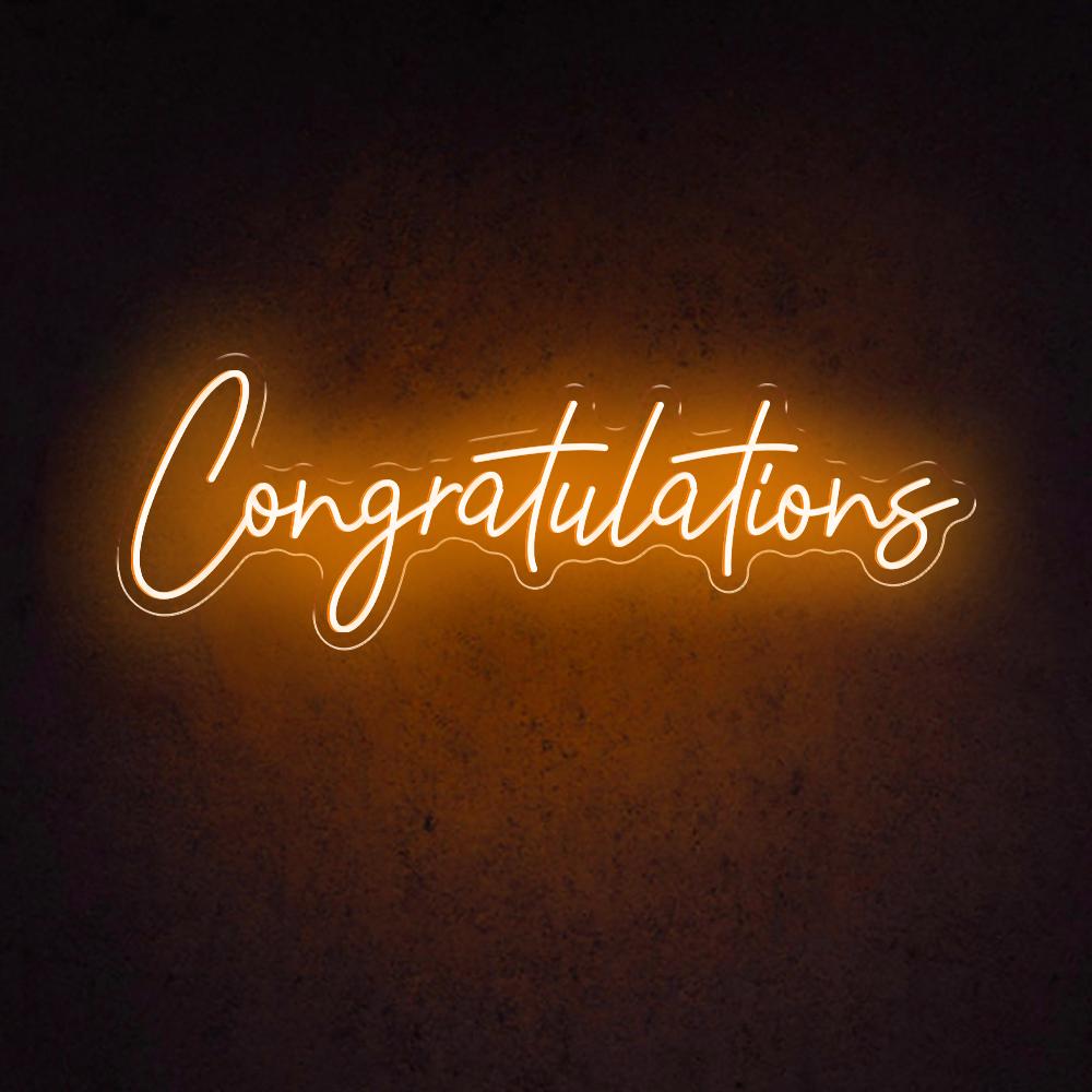 HDJSign - Congratulations University Neon Sign HDJ Sign