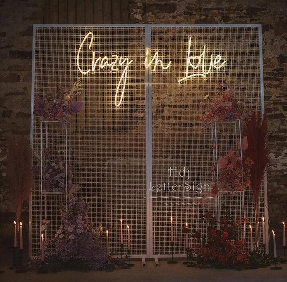 HDJSign - Crazy in Love Wedding Neon Sign HDJ Sign