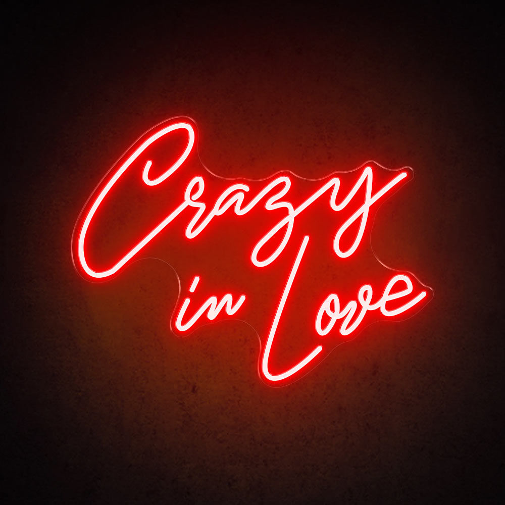 HDJSign - Crazy in Love Wedding Neon Sign HDJ Sign