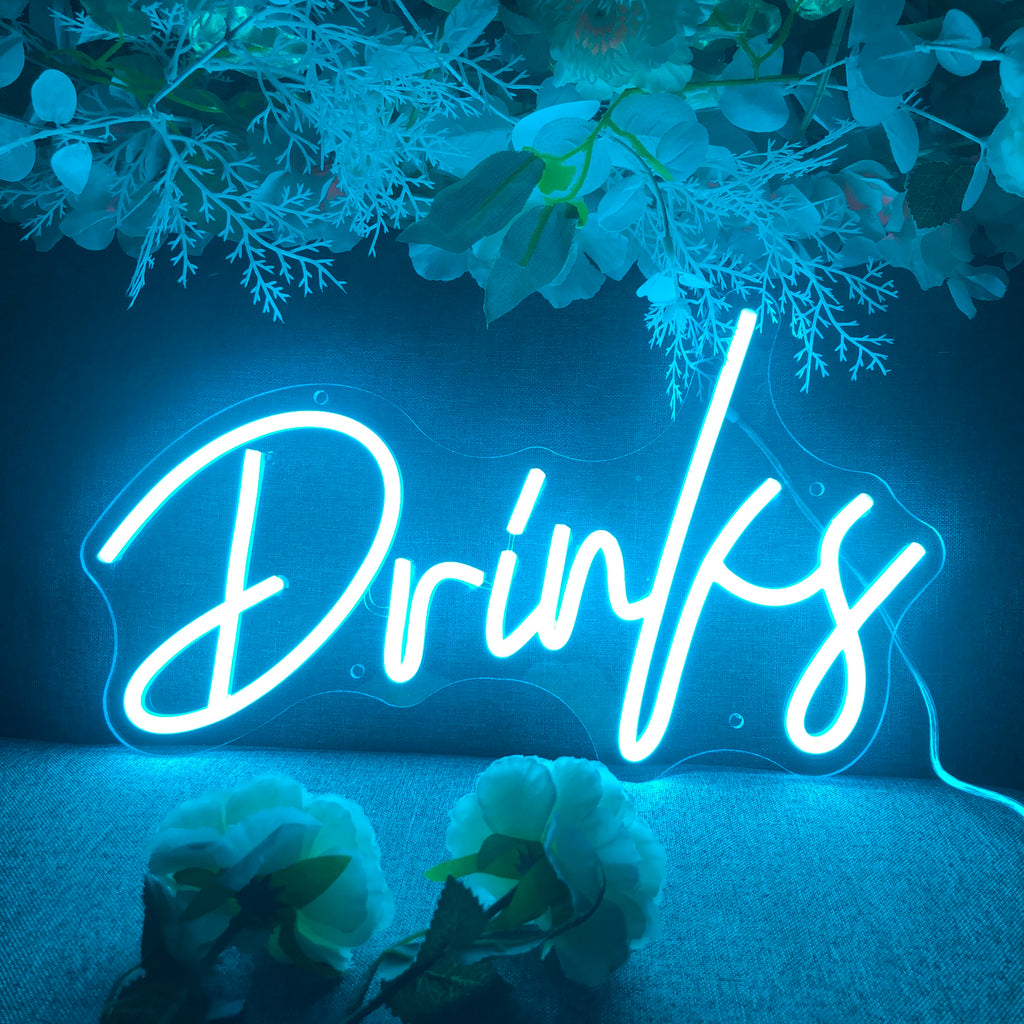 HDJSign - Drinks Bar Neon Sign HDJ Sign