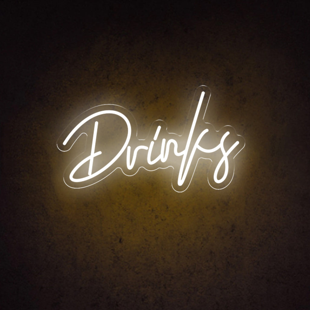 HDJSign - Drinks Bar Neon Sign HDJ Sign