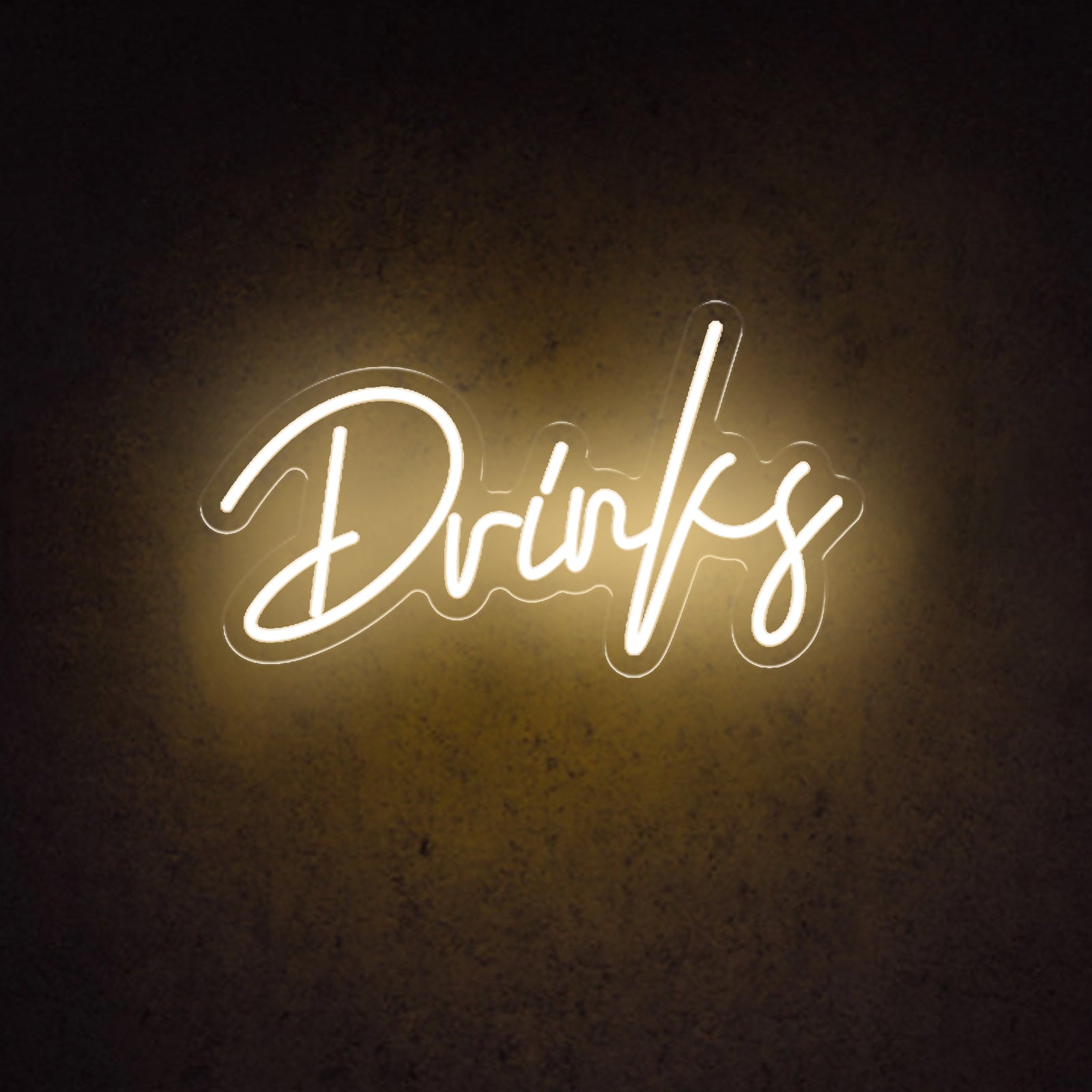 Left Right Neon Sign Drinks | Bar Neon Sign | HDJSign