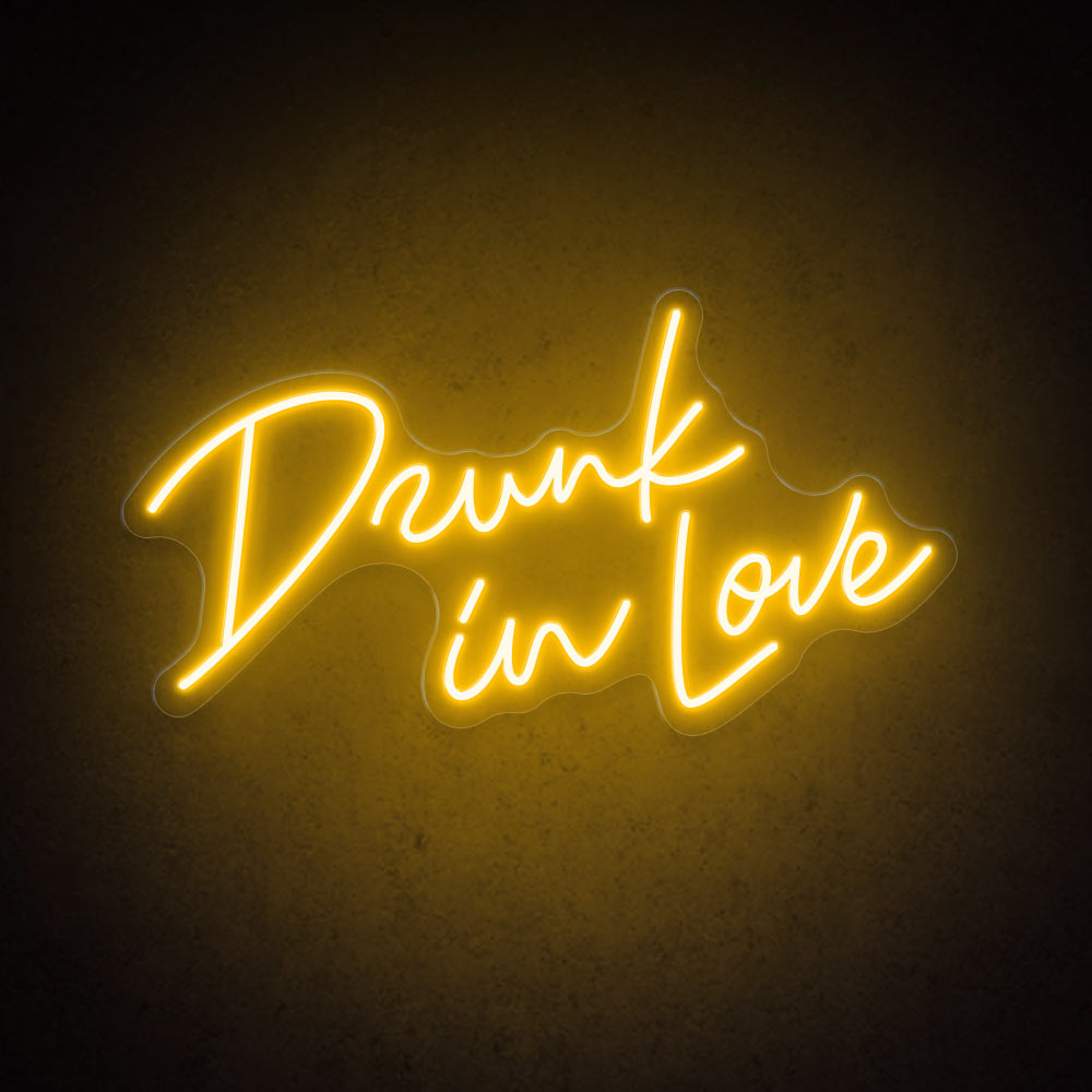 HDJSign - Drunk in Love Wedding Neon Sign HDJ Sign