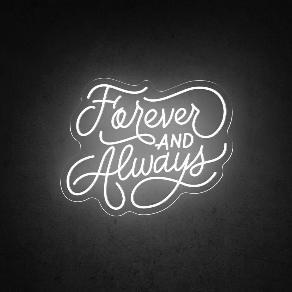 HDJSign - Forever And Always Wedding Neon Sign HDJ Sign