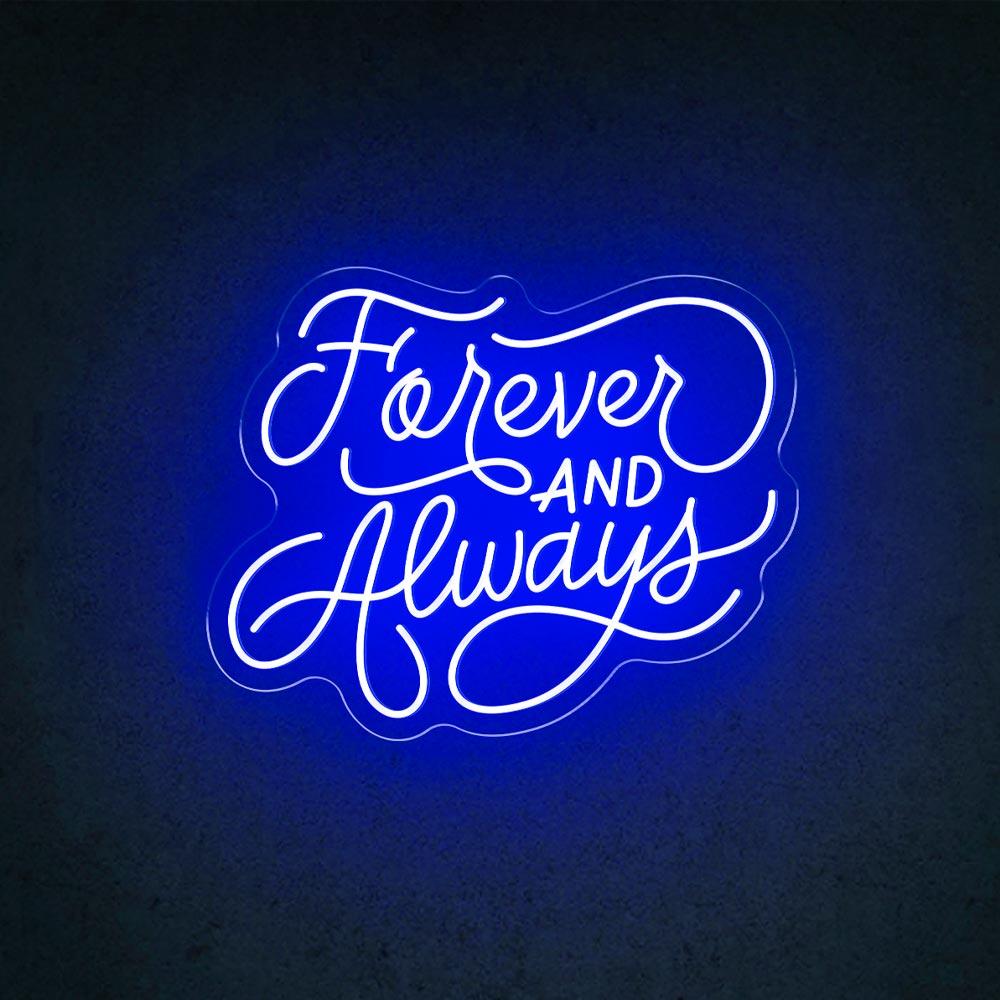 HDJSign - Forever And Always Wedding Neon Sign HDJ Sign