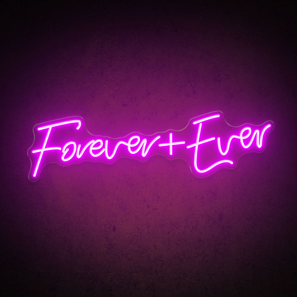 HDJSign - Forever + Ever Wedding Neon Sign HDJ Sign