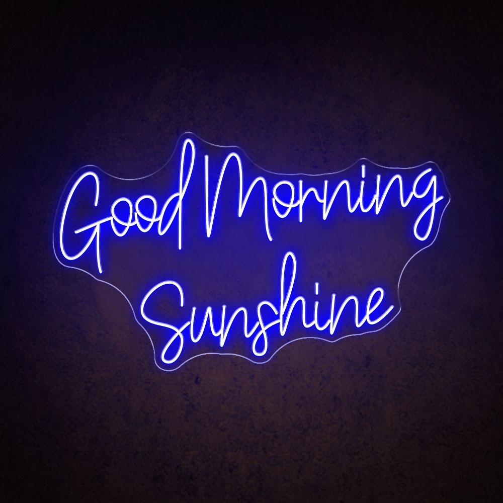 HDJSign - Good Morning Sunshine Quote Neon Sign HDJ Sign