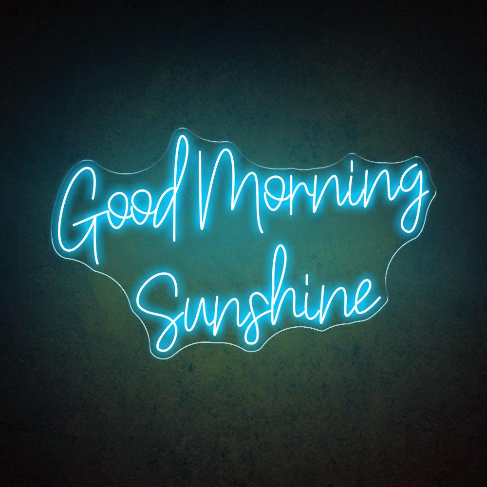 HDJSign - Good Morning Sunshine Quote Neon Sign HDJ Sign