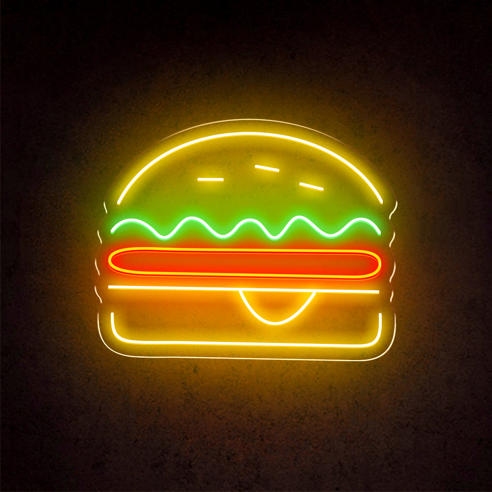 HDJSign - Hamburger Business Neon Sign HDJ Sign