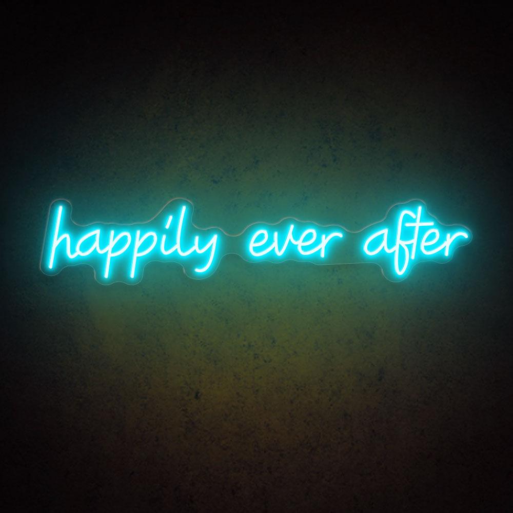 HDJSign - Happily Ever After Wedding Neon Sign HDJ Sign